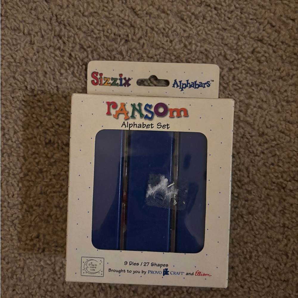 Sizzix Ransom Alphabet Die Set